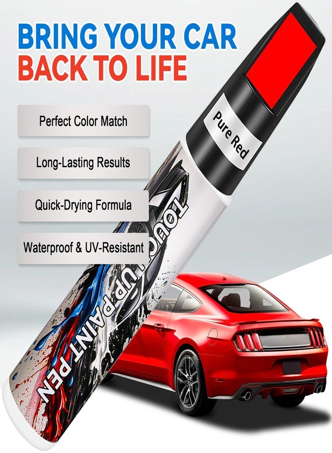 xdotoar Touch Up Paint for Cars, Pure Red Car Paint Scratch Repair, Auto Paint Repair Pen, Automotive Scratch Remover, Professional Seamless Coverage, Color Accurate, Long lasting Adhension, Fast Drying - Image 2